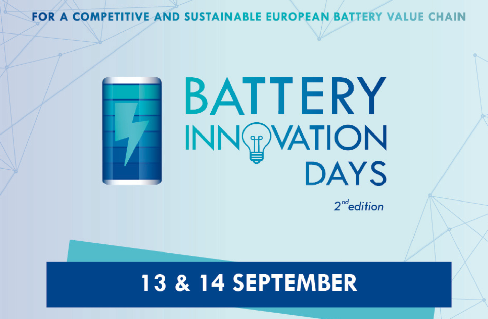 Battery innovation Days - 13-14 September 2022