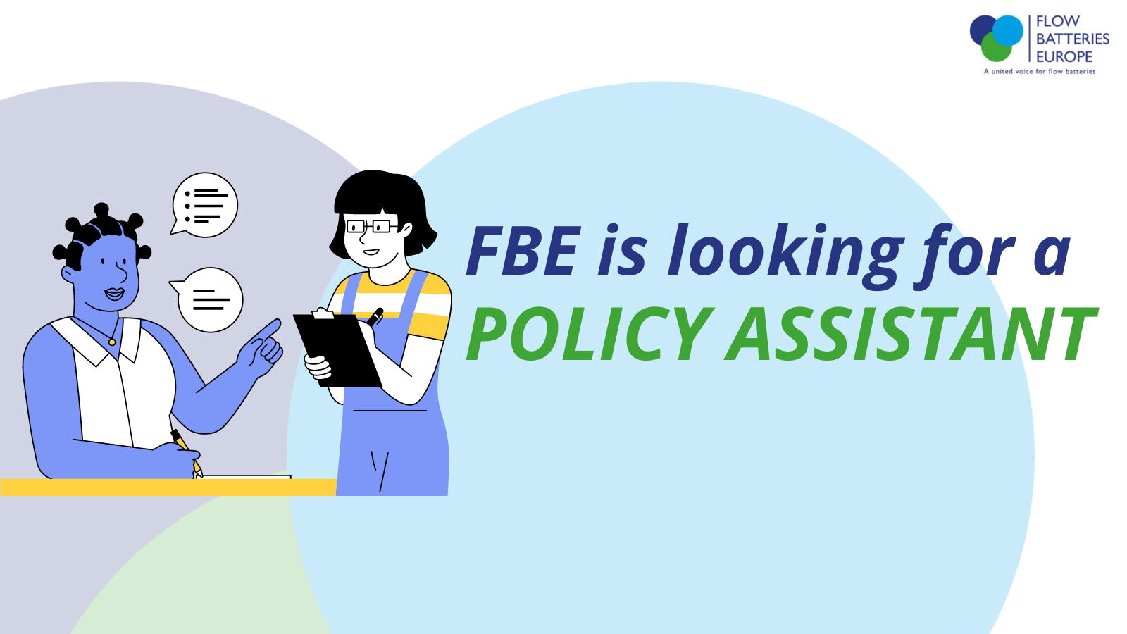 Join FBE team as Policy Assistant