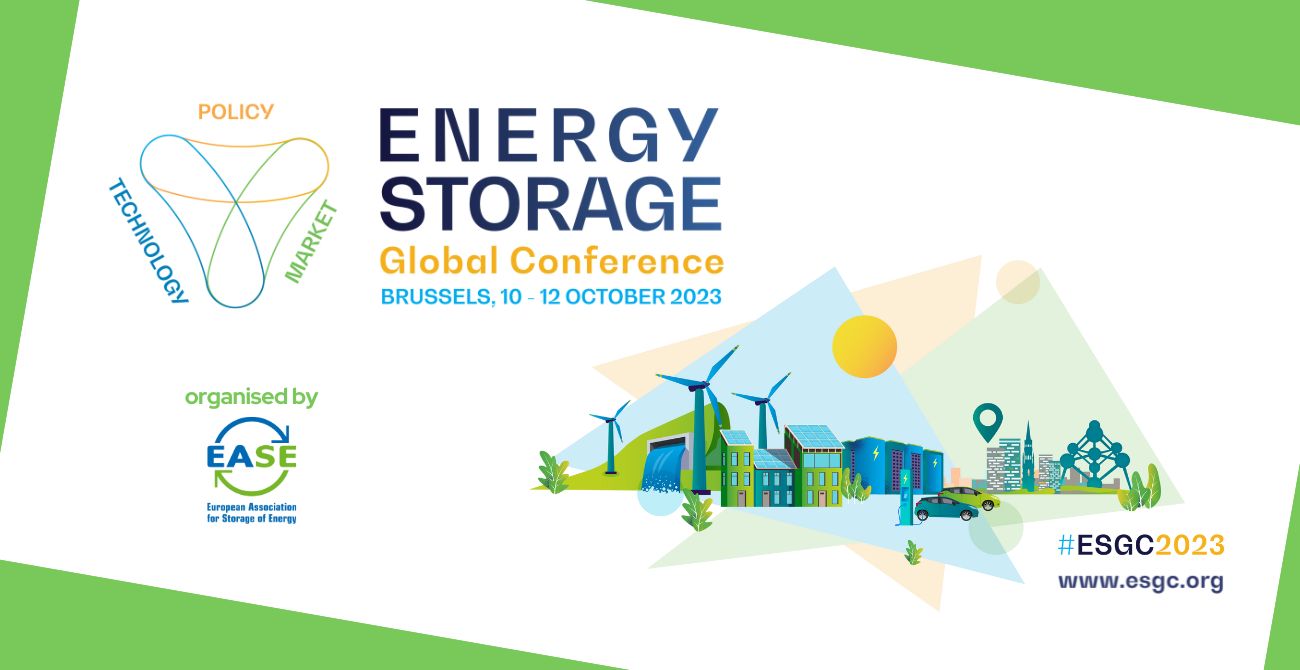 Energy Storage Global Conference: 10 – 12 October 2023