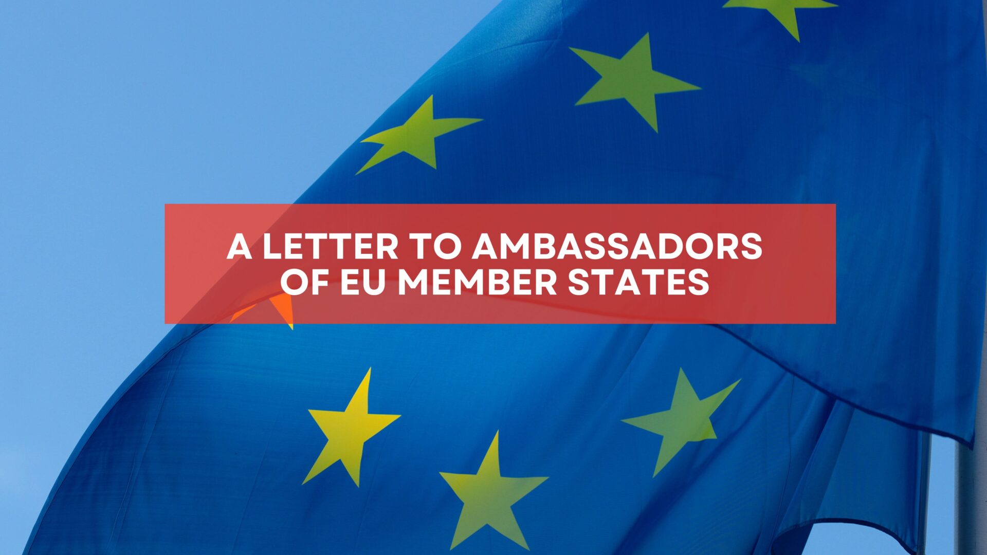 Net-Zero Industry Act: a letter to Ambassadors of EU Member States