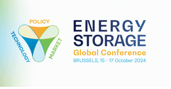 Energy Storage Global Conference, 15 – 17 October 2024 Brussels.