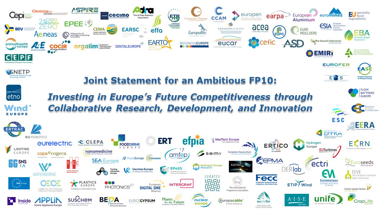 FBE co-signs joint statement on the next Framework Programme for Research and Innovation