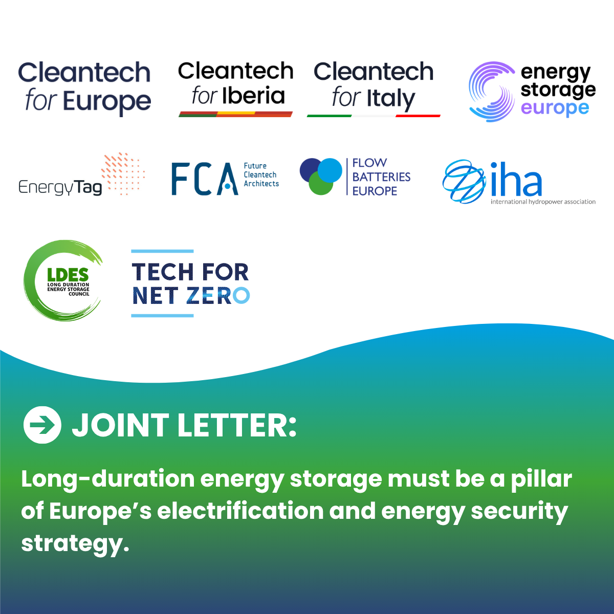 Long-duration energy storage must be a pillar of Europe’s electrification and energy security strategy.