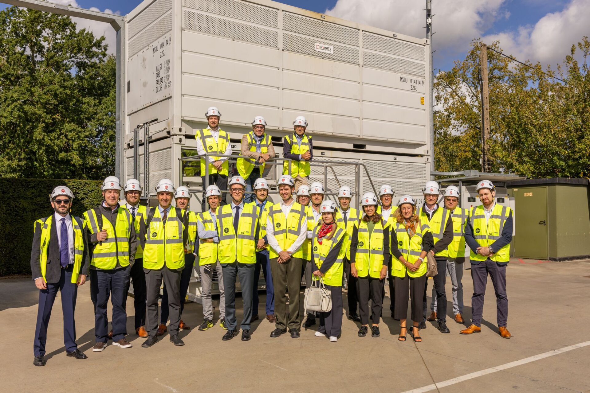 High-level European Commission representatives visit flow batteries installation, spotlighting a strategic technology for Europe’s energy and industrial ambitions